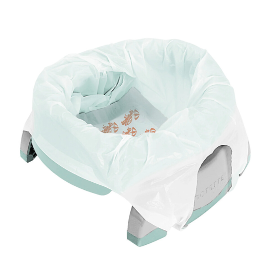 VASINO DA VIAGGIO e RIDUTTORE WC POTETTE 2in1 Verde Menta - immagine 5