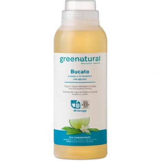 Bucato Liquido Mano e Lavatrice GREEN NATURAL AGRUMI - ECO 1000ml