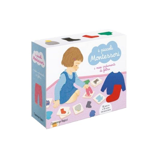 I piccoli Montessori - I MIEI INDUMENTI DI FELTRO