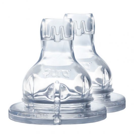 BECCUCCIO IN SILICONE per BIBERON PURA KIKI (2pz.)