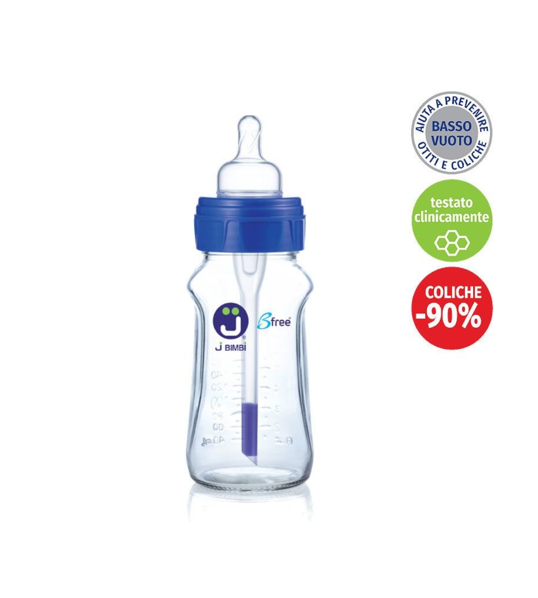 BIBERON IN VETRO 260 ml J BIMBI - MAMMAMAMMA