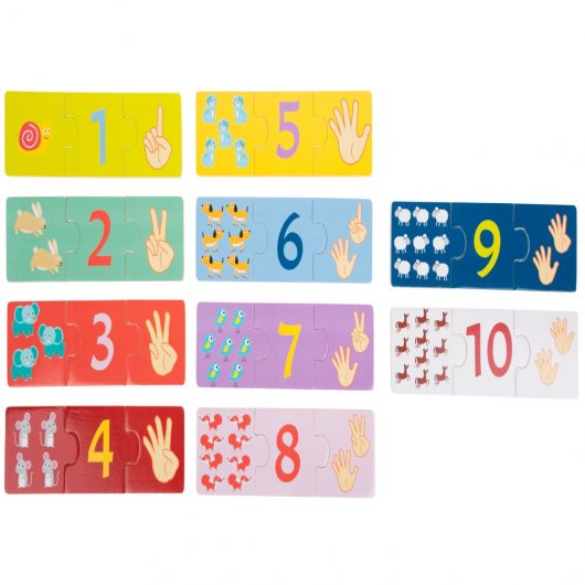 PUZZLE DIDATTICO SMALL FOOT CONTARE - immagine 2