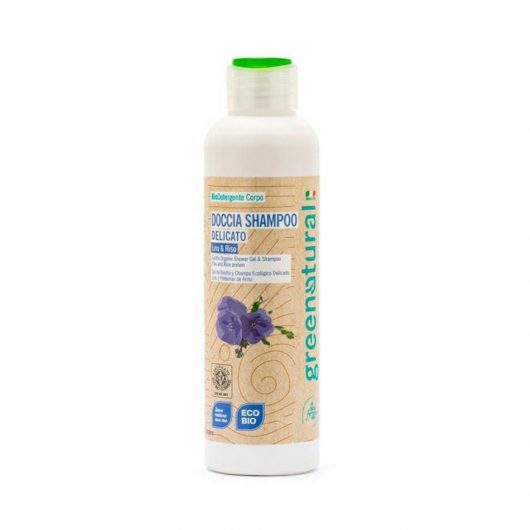 DOCCIASHAMPOO LINO & RISO GREEN NATURAL ecobio 250 ml