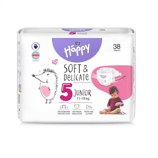 PANNOLINI HAPPY TG. 5 JUNIOR 11-18 KG. (38 pz.)