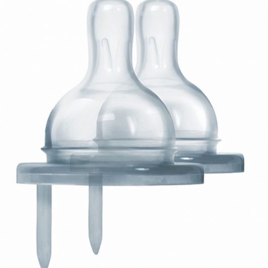TETTARELLA IN SILICONE per BIBERON PURA KIKI (2pz.)