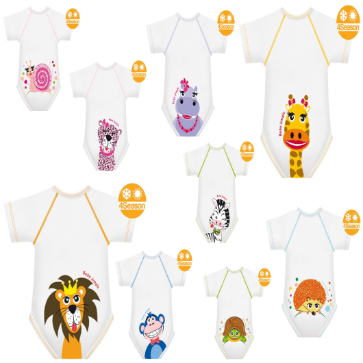 BODY J BIMBI 4 SEASON Taglia Unica 0-36 mesi
