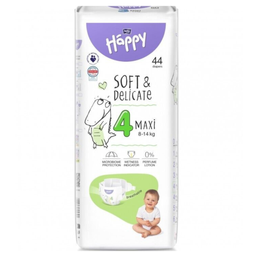 PANNOLINI HAPPY TG. 4 MAXI 8-14 KG. (44pz.)