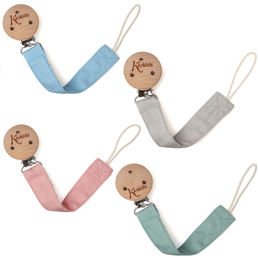 CLIP PORTA CIUCCIO in Legno KIOKIDS