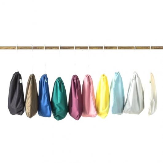 WET BAG LITTLE LAMB con coulisse SNOW WHITE Nido d'Ape - immagine 2