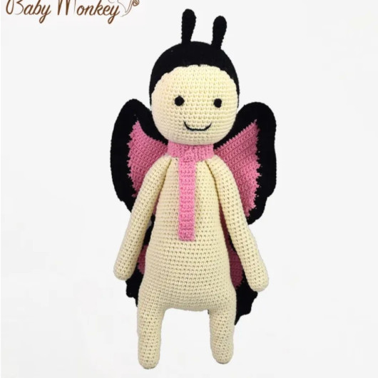 PELUCHE AMIGURUMI BABY MONKEY - immagine 3