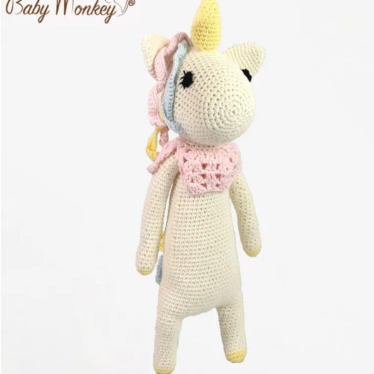 PELUCHE AMIGURUMI BABY MONKEY - immagine 5