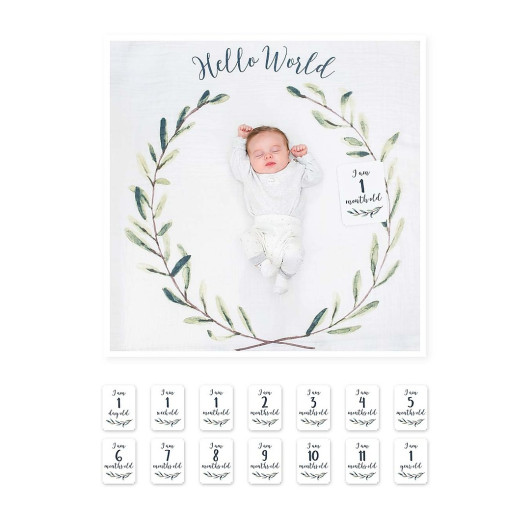 COPERTINA SWADDLE in mussola di cotone LULUJO - immagine 5