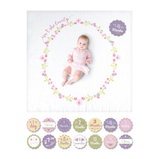 COPERTINA SWADDLE in mussola di cotone LULUJO - immagine 2