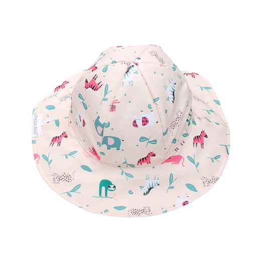 CAPPELLO ESTIVO Reversibile FLAPJACKKIDS Zoo Rosa - immagine 3