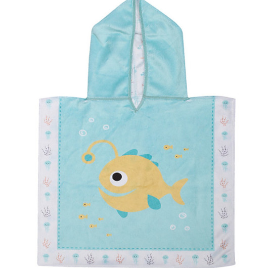 PONCHO REVERSIBILE 0-12 mesi FLAPJACKKIDS - immagine 3