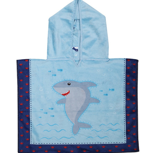 PONCHO REVERSIBILE 0-12 mesi FLAPJACKKIDS - immagine 4