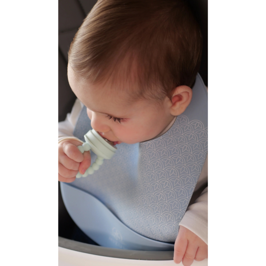KAORI SOFT CIUCCIA FRUTTA IN SILICONE + STAMPO CUBETTI GHIACCIO MIZU Baby - immagine 2