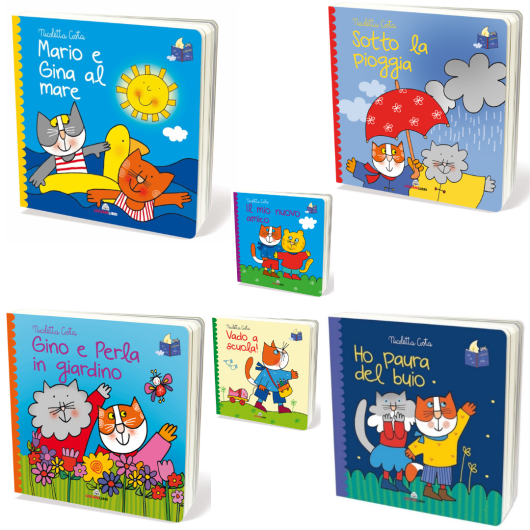 LISCIANI LIBRI di NICOLETTA COSTA Serie "GATTI"