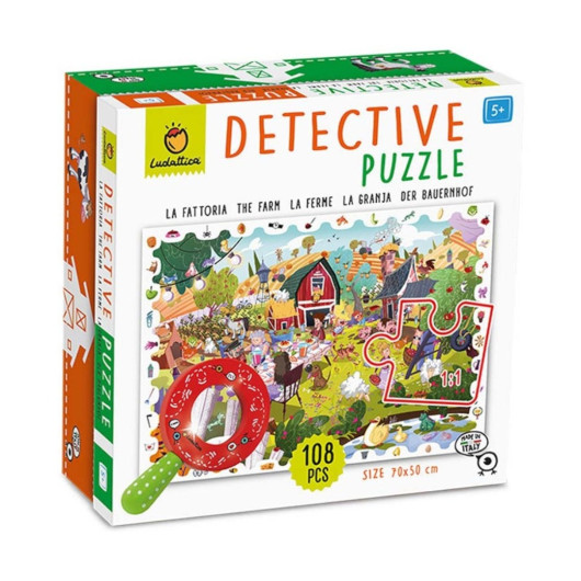 BABY DETECTIVE PUZZLE LUDATTICA - immagine 3