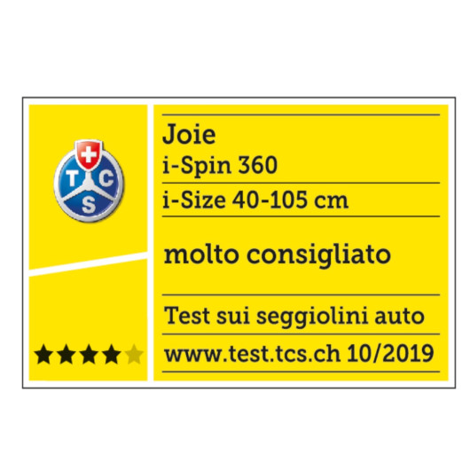 SEGGIOLINO AUTO I-SPIN 360 ISOFIX I-SIZE 40-105 cm JOIE - immagine 2