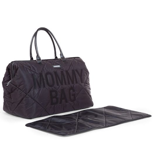 MOMMY BAG Borsa Fasciatoio CHILDHOME Nero Trapuntata - immagine 2