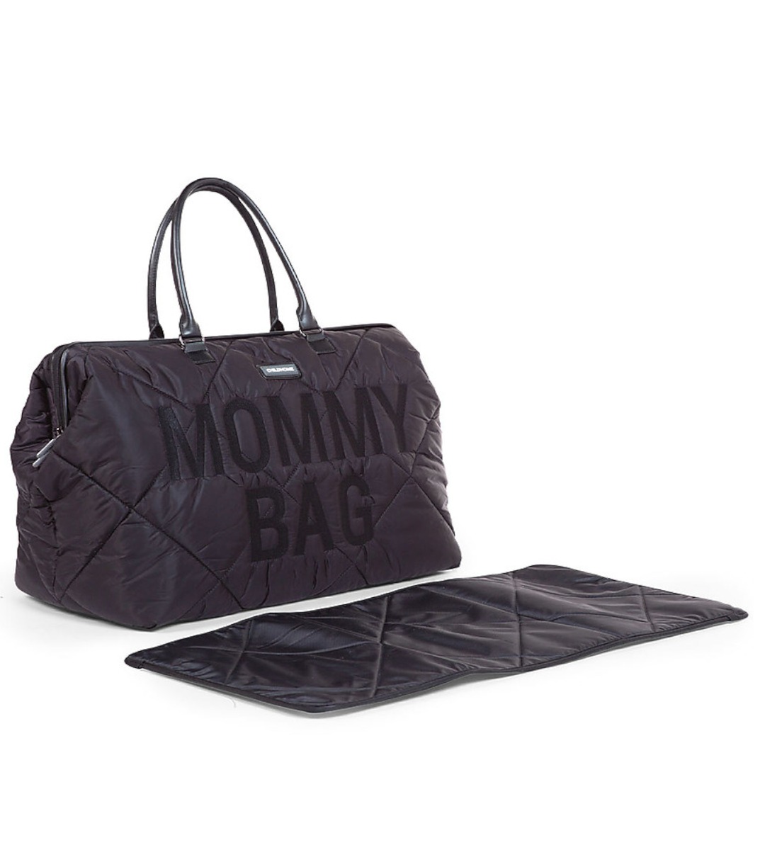 MOMMY BAG Borsa Fasciatoio CHILDHOME Nero Trapuntata - MAMMAMAMMA