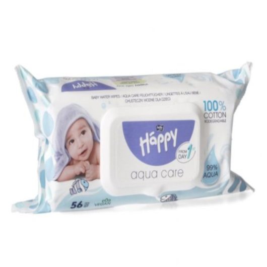 SALVIETTE Aqua Care 56 pz. HAPPY
