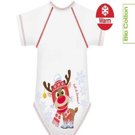 BODY J BIMBI WARM Taglia Unica 0-36 mesi CHRISTMAS COLLECTION - immagine 3