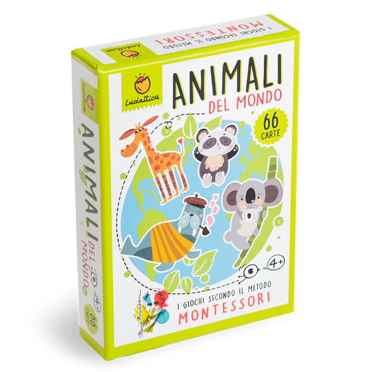 CARTE MONTESSORI Animali del mondo LUDATTICA