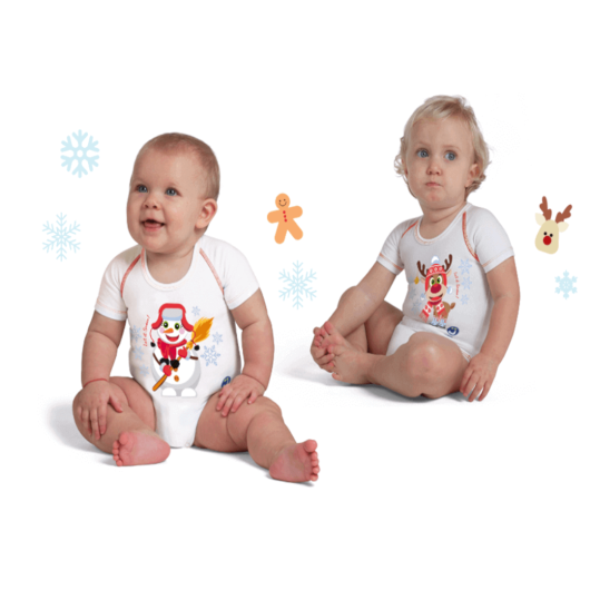 BODY J BIMBI WARM Taglia Unica 0-36 mesi CHRISTMAS COLLECTION
