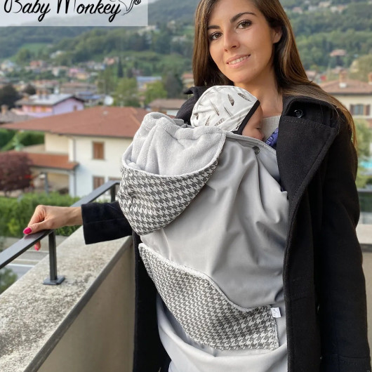 COVER MARSUPIO FASCIA BABYWEARING BABY MONKEY - immagine 5