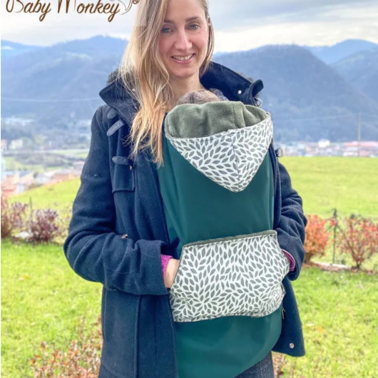 COVER MARSUPIO FASCIA BABYWEARING BABY MONKEY - immagine 6