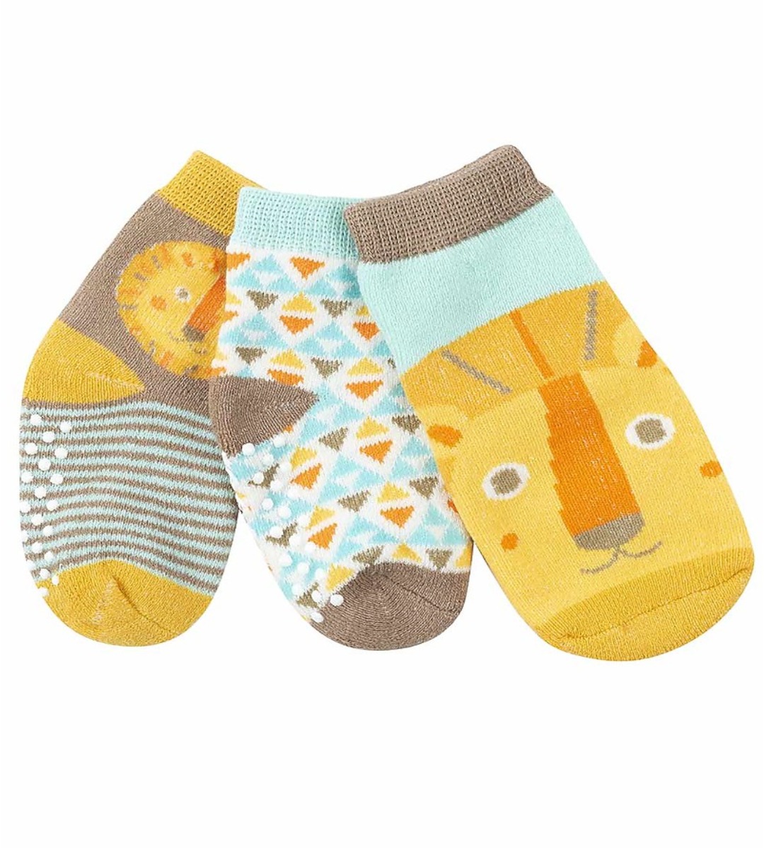 CALZINI ANTISCIVOLO Grip+Easy ZOOCCHINI (pacco da 3) - immagine 6