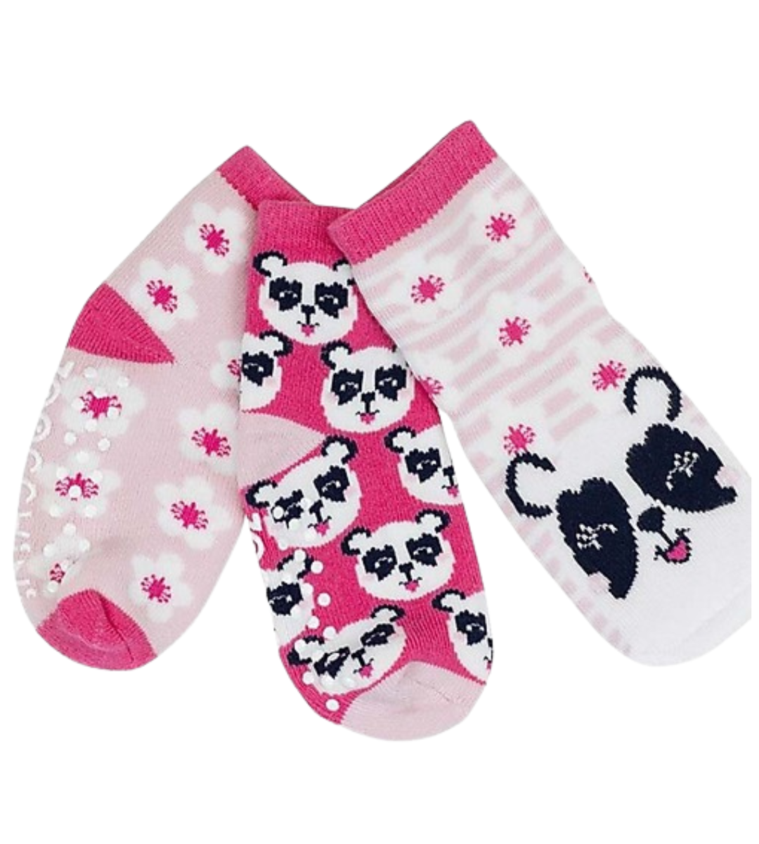 CALZINI ANTISCIVOLO Grip+Easy ZOOCCHINI (pacco da 3) - immagine 5