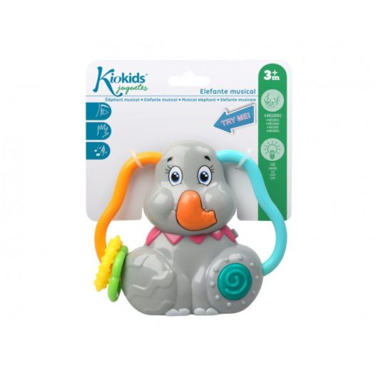 SONAGLIO ELEFANTE MUSICALE KIOKIDS - immagine 3