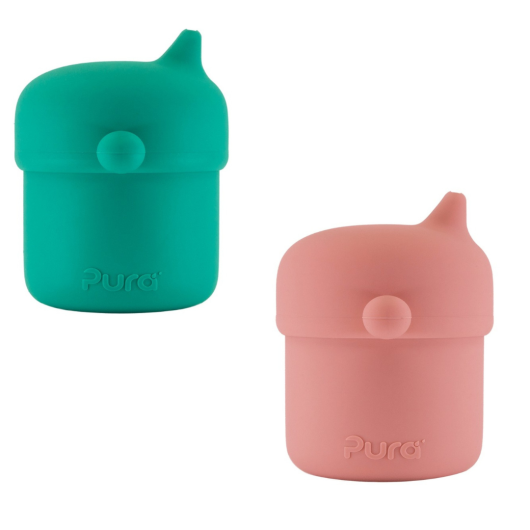 BICCHIERE CON BECCUCCIO IN SILICONE SIPPY PURA
