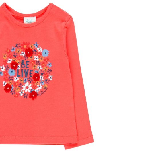 CoralSea MAGLIETTA JERSEY BIMBA "Fiori" BOBOLI - immagine 4