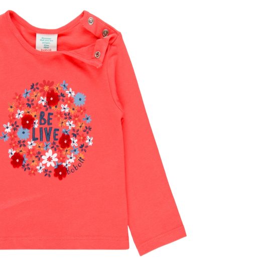 CoralSea MAGLIETTA JERSEY BIMBA "Fiori" BOBOLI - immagine 3