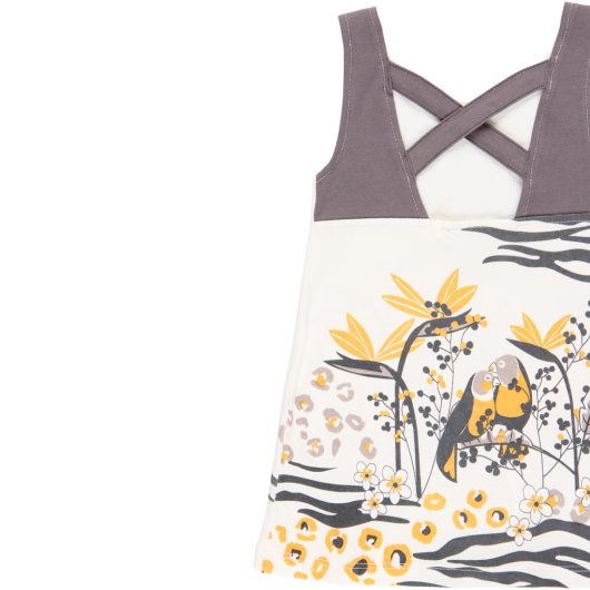 StreetJungle VESTITO JERSEY ELASTICO BRETELLE BIMBA BOBOLI - immagine 4