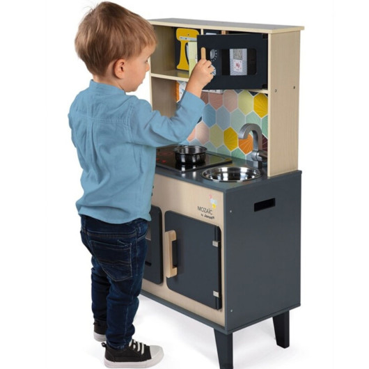 GRANDE CUCINA MOZAIC in Legno JANOD - immagine 5