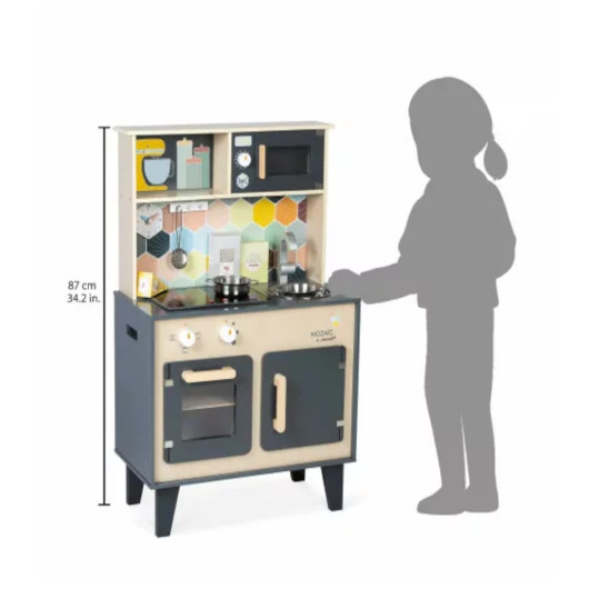 GRANDE CUCINA MOZAIC in Legno JANOD - immagine 6