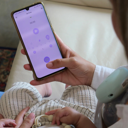 KIYO WEAR APP TIRALATTE INDOSSABILE Trifase con Bluetooth MIZU Baby - immagine 6