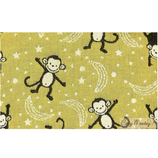 Marsupio ergonomico BABY MONKEY REGOLO NEWBORN LITTLE MONKEY Giallo - immagine 5