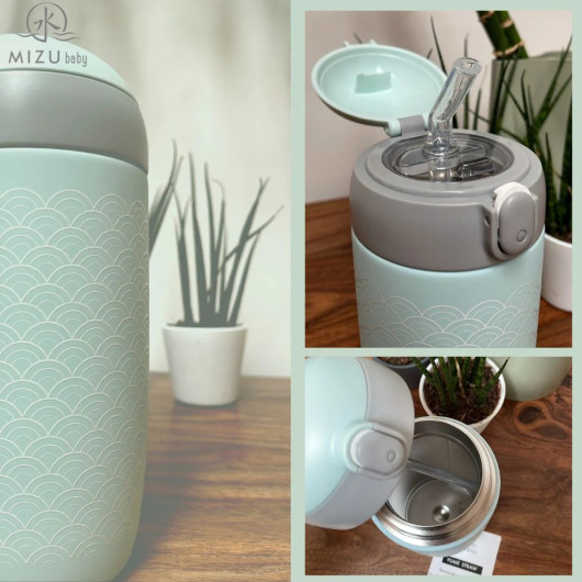 YUME STRAW BORRACCIA con CANNUCCIA 430 ml MIZU Baby - immagine 3