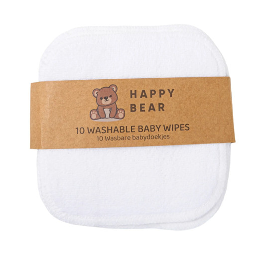 SALVIETTE LAVABILI in COTONE HAPPYBEAR