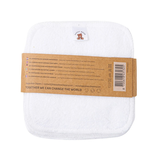 SALVIETTE LAVABILI in COTONE HAPPYBEAR - immagine 3
