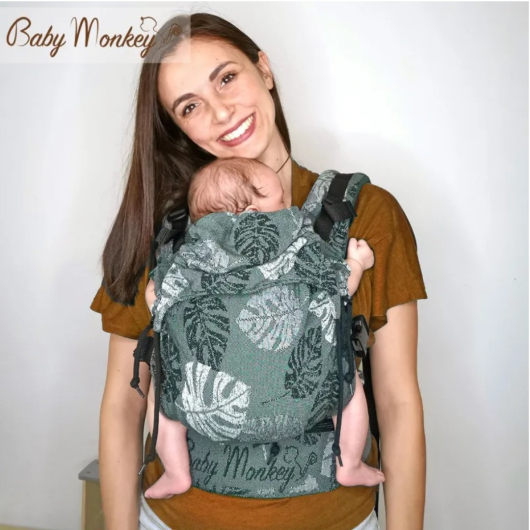 Marsupio ergonomico BABY MONKEY REGOLO NEWBORN RAINFOREST