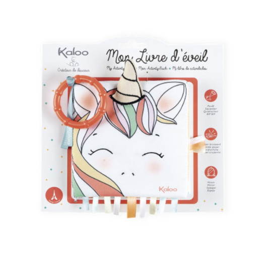 LIBRO MORBIDO KALOO L'Unicorno Felice - immagine 2