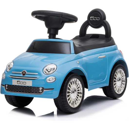 MACCHININA PRIMI PASSI Cavalcabile FIAT 500 con Suoni CHIPOLINO - immagine 3