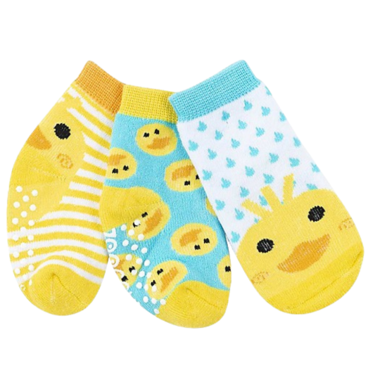 CALZINI ANTISCIVOLO Grip+Easy ZOOCCHINI (pacco da 3) - immagine 6